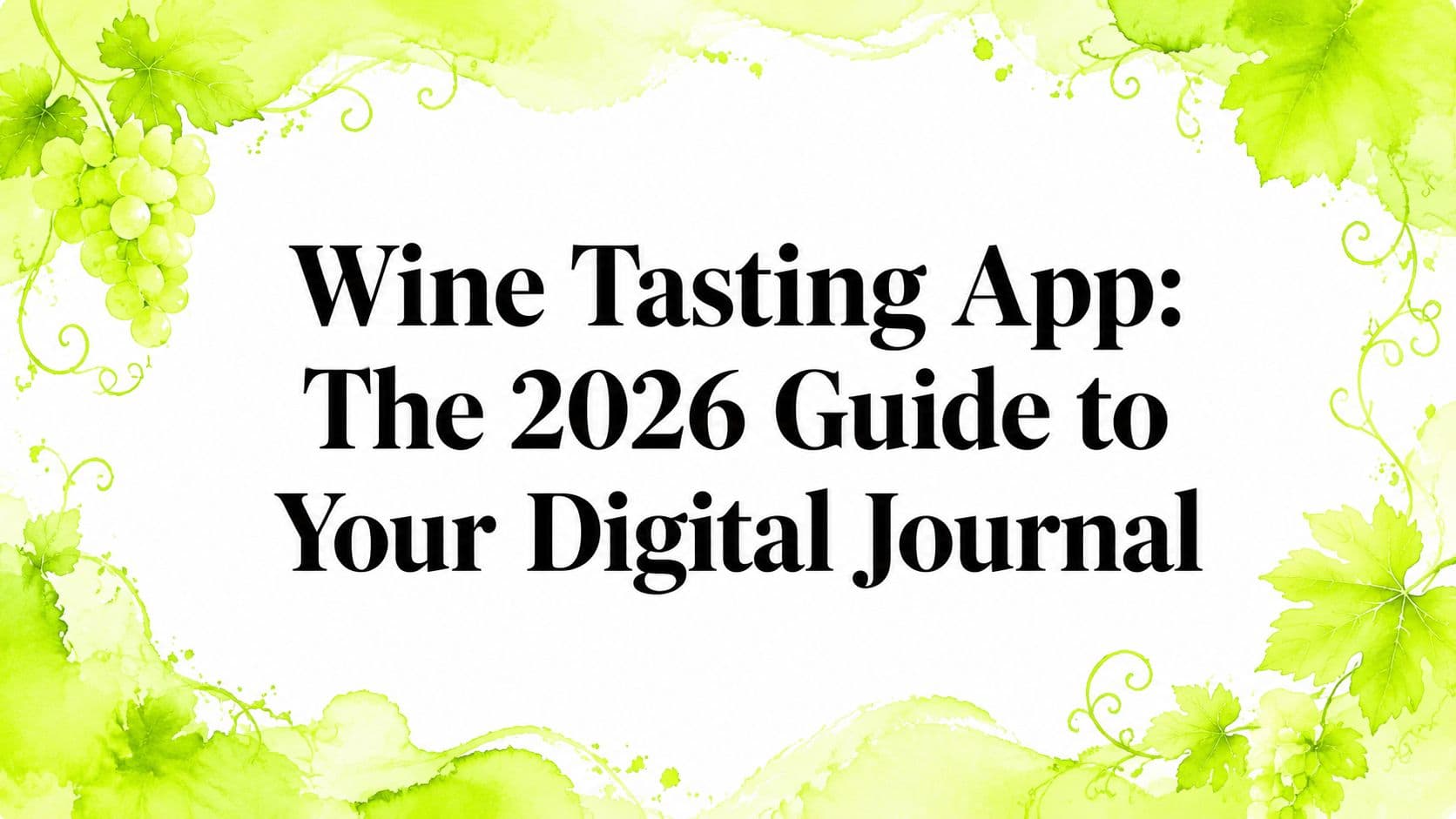 Wine Tasting App: The 2026 Guide to Your Digital Journal